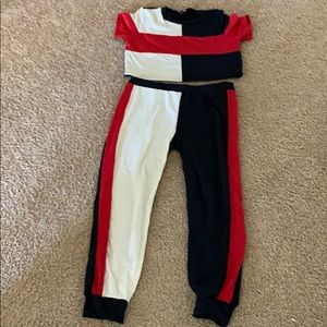 Fashion Nova 2 piece pant set